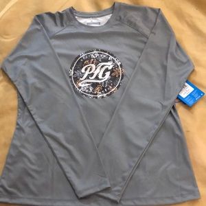 Columbia Womens Tidal Tee PFG Printed Medallion Ls